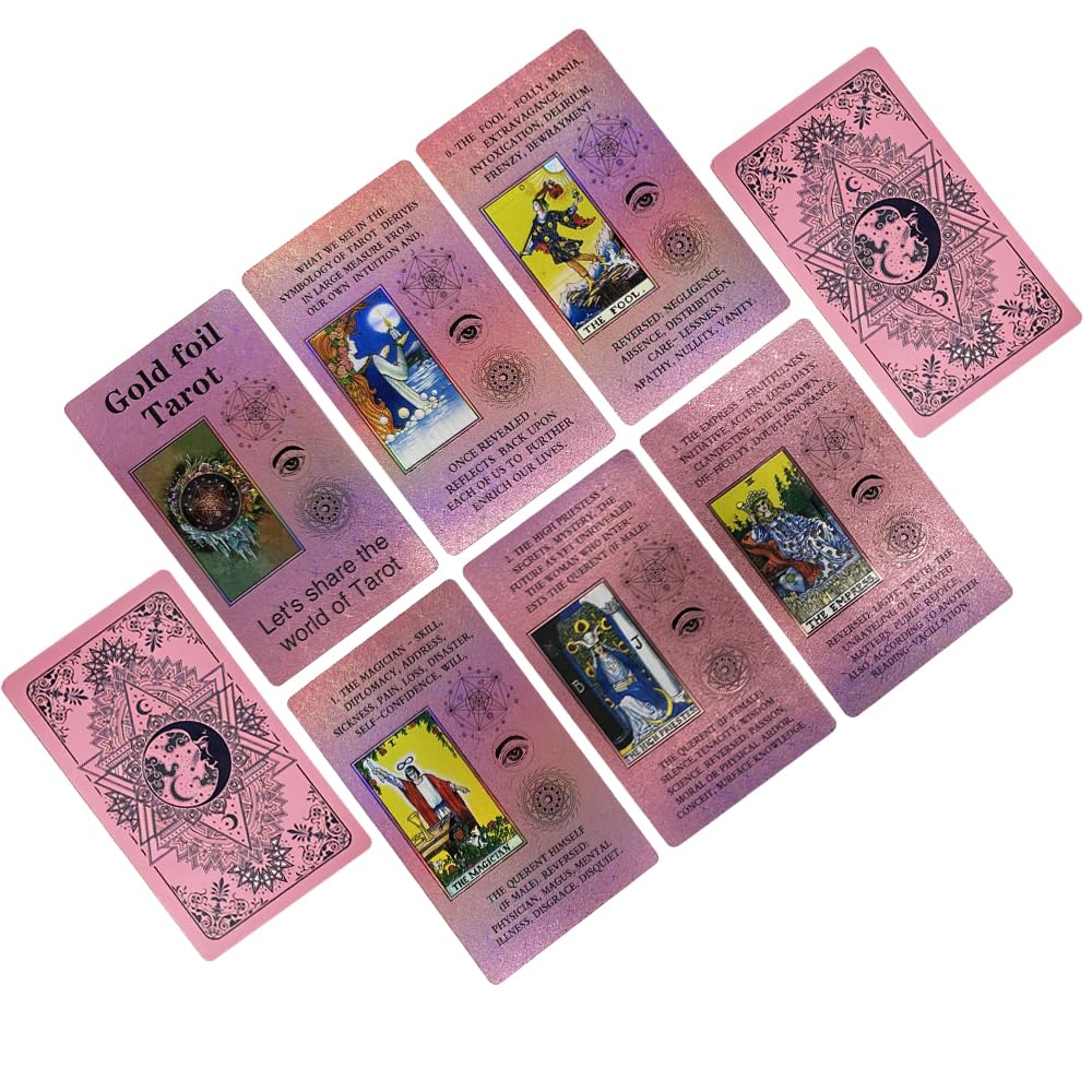 ZZZANA Tarot Cards Deck, Luxury Tarot Card Deck, Splendid